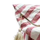 Throwbed Cover in Sur La Mer Red