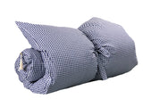 Throwbed Cover in Navy Gingham