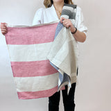 Napkins & Towels in Harbour Island Blush Linen (Set of 2)