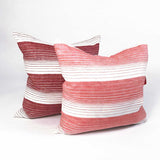 Throw Pillow in Cortina Coral