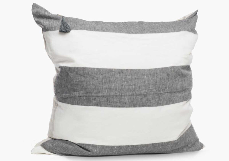 Throw Pillows in Harbour Island Charcoal