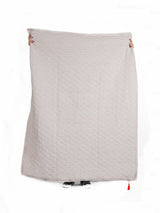 Quilted Throw in Toulouse Brown