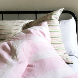 Headboard Cushion in Deauville Pink & Green