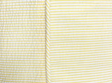 Throw Pillow in Yellow Seersucker