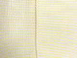 Lumbar Pillow in Yellow Seersucker