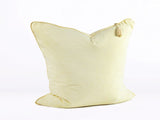 Throw Pillow in Yellow Seersucker