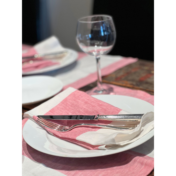 Placemat in Harbour Island Blush Linen