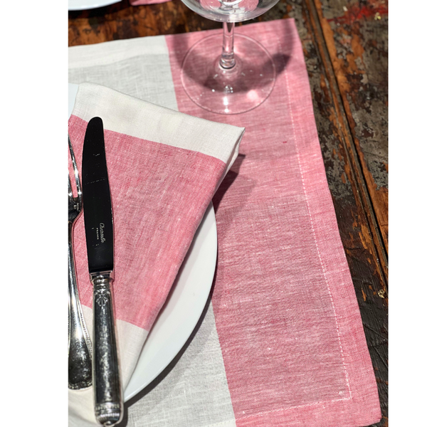 Placemat in Harbour Island Blush Linen