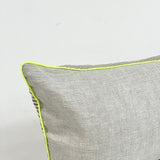 14" x 26" Cover in Brown Toulouse & Yellow Pipe