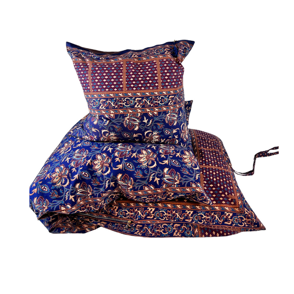 Throwbed Cover in Block Print