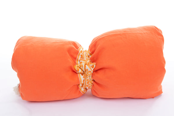 Mini Cover in Orange with Vintage Trim