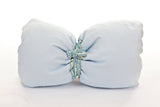 Mini Cover in Light Blue with Vintage Trim