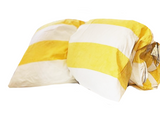 Throwbed Cover in Harbour Island Yellow Linen