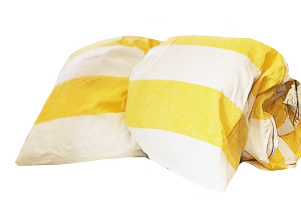 Throwbed Cover in Harbour Island Yellow Linen
