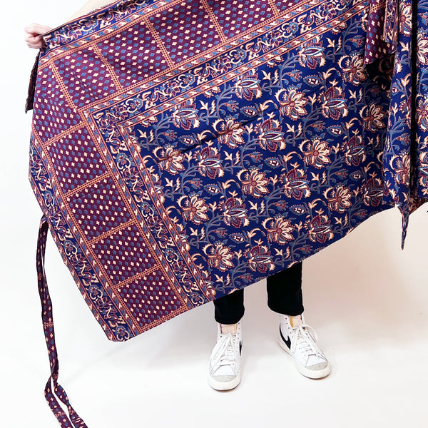 Throwbed Cover in Block Print