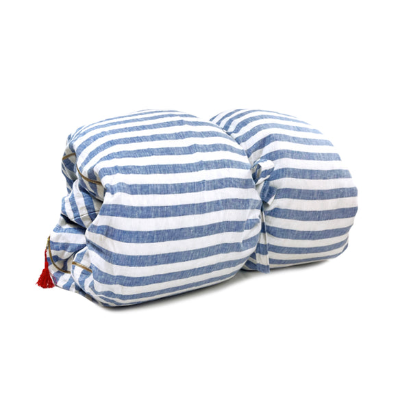 Throwbed Cover in Sur La Mer Blue