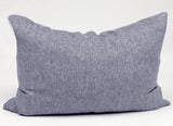 Headboard Cushions in Yarn Dyed Solid Blue