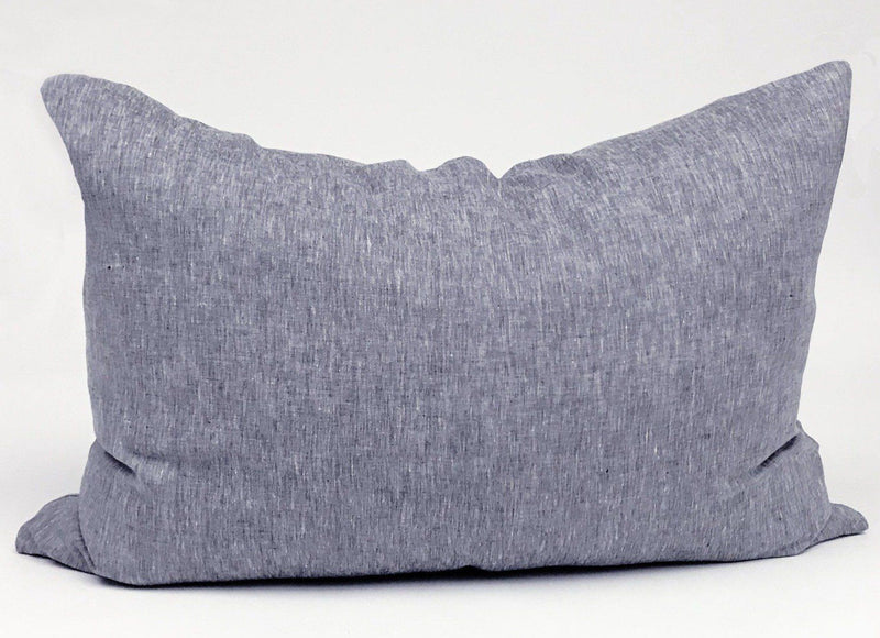 Headboard Cushions in Yarn Dyed Solid Blue