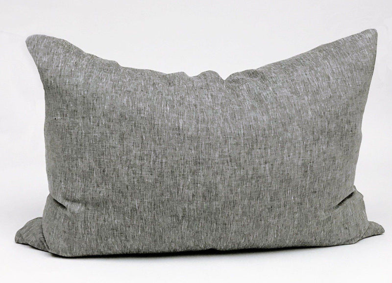 Headboard Cushions in Yarn Dyed Solid Charcoal