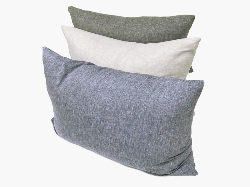 Headboard Cushions in Yarn Dyed Solid Charcoal