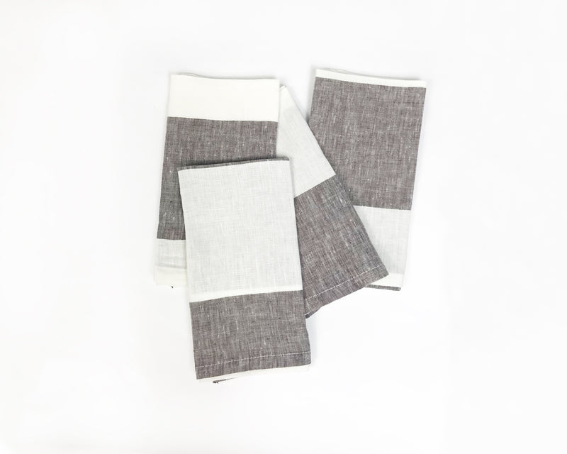 Harbour Island Napkin in Dark Chocolate | Hedgehouse