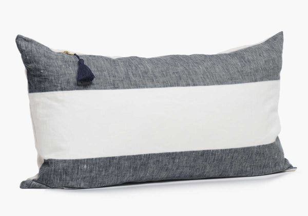 14" x 48" Lumbar in Harbour Island Charcoal