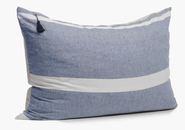 Headboard Cushion in Majorca Blue