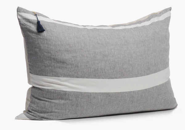 Headboard Cushion in Majorca Charcoal