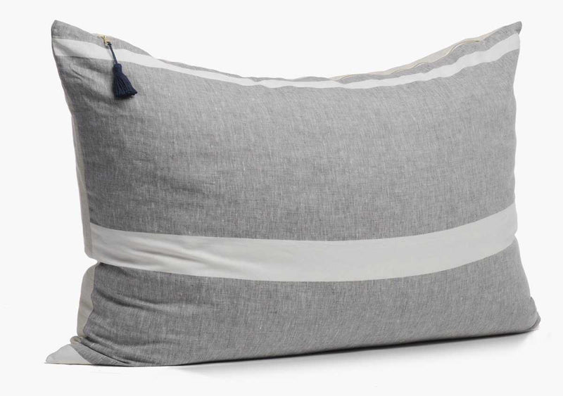 Headboard Cushion in Majorca Charcoal