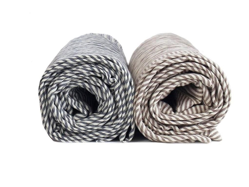 Quilted Throw in Toulouse Blue