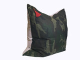 Throw Pillows in Camo and Toulouse