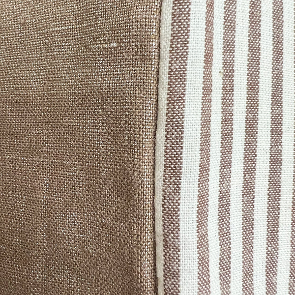 26" x 26" Pillow in Toulouse Brown & Metallic