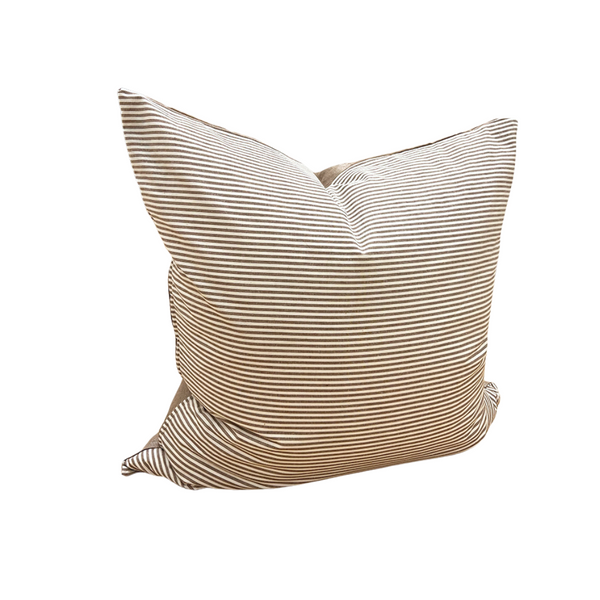26" x 26" Pillow in Toulouse Brown & Metallic