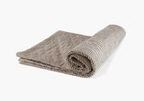 Quilted Throw in Toulouse Brown | Hedgehouse