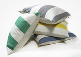 Throw Pillows in Harbour Island Charcoal