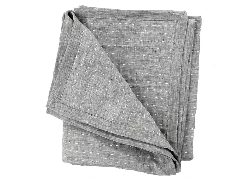 Charcoal quilted throw cheap