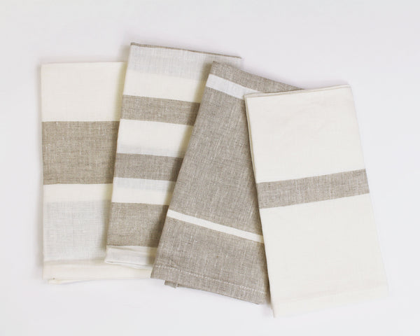 Majorca Napkin in Oatmeal (Set of 4) | Hedgehouse