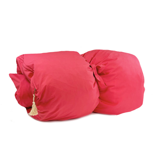 Throwbed in Coral Shirtcloth