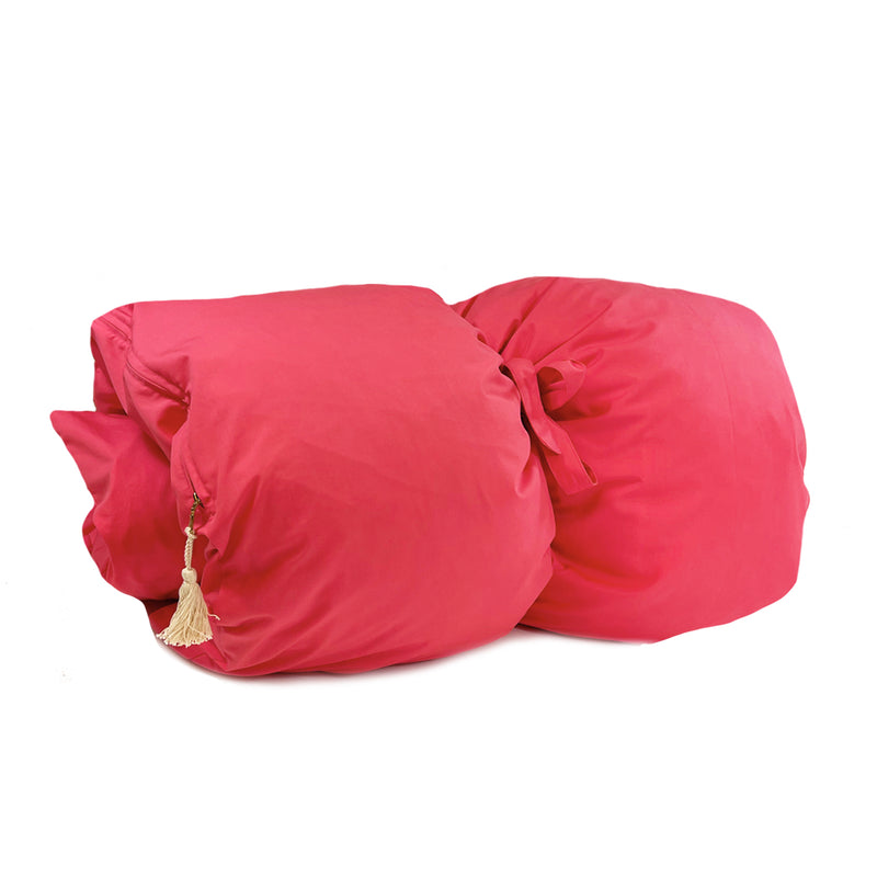 Throwbed in Coral Shirtcloth