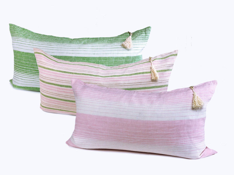 Lumbar Pillows in Spring Cortina and Deauville