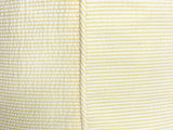 Lumbar Pillow in Yellow Seersucker