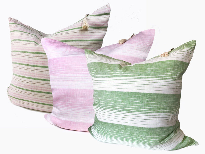 Throw Pillows in Spring Cortina & Deauville